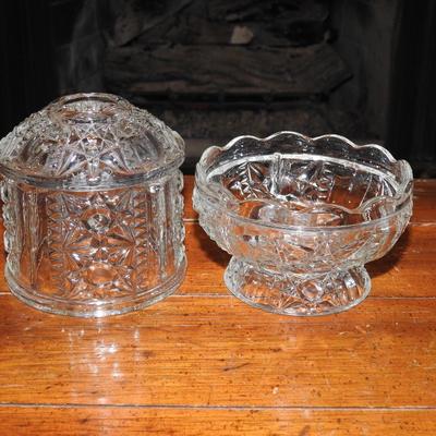 Indiana glass fairy lamp