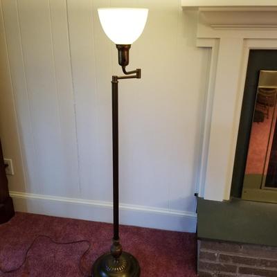 Brass Swing Arm Floor Lamp  (D-JS)