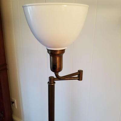 Brass Swing Arm Floor Lamp  (D-JS)
