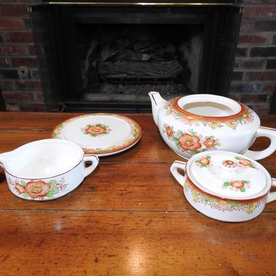 Mikori nesting tea pot sugar and creamer