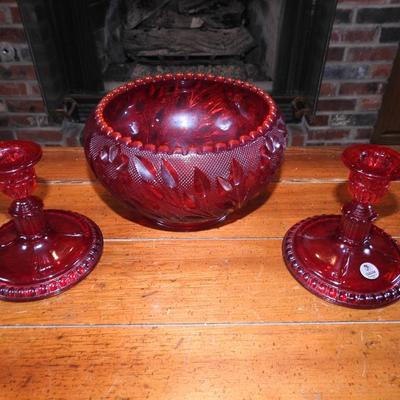 Carnival and Fenton glass