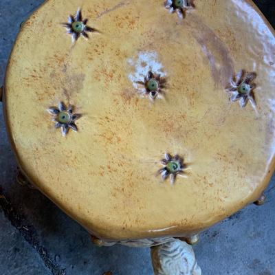 LARGE TORTOISE GARDEN SEAT