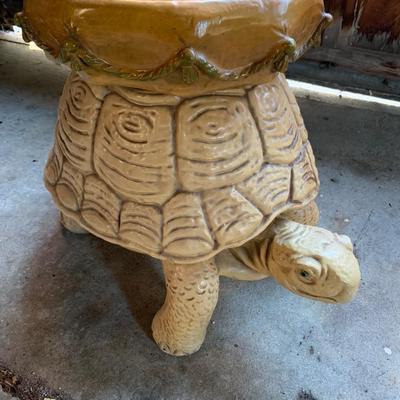 LARGE TORTOISE GARDEN SEAT