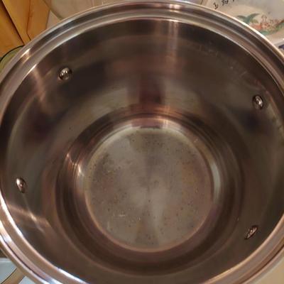 Calphalon 8 quart stock pot boil basket & steamer