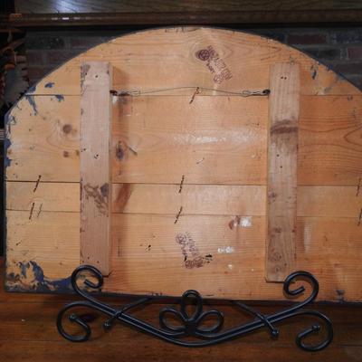 Wood antiques sign