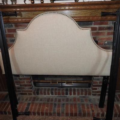 Queen headboard and metal frame