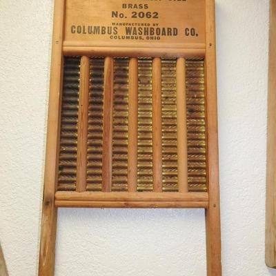 Columbus brass washboard
