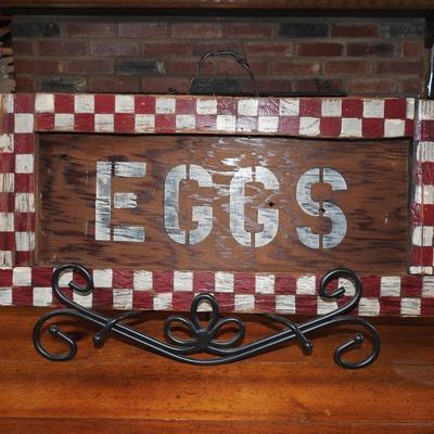 Eggs sign