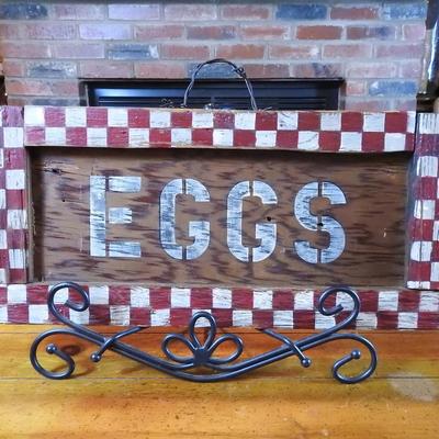 Eggs sign