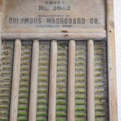 Columbus brass washboard
