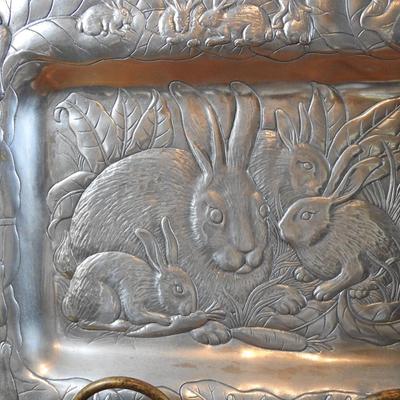 Arthur Court rabbit tray