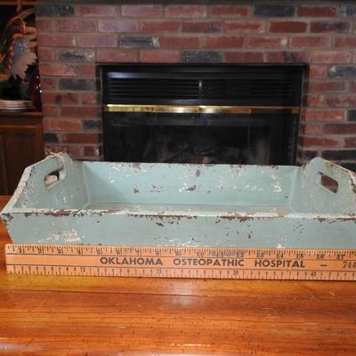 Rustic handled tray