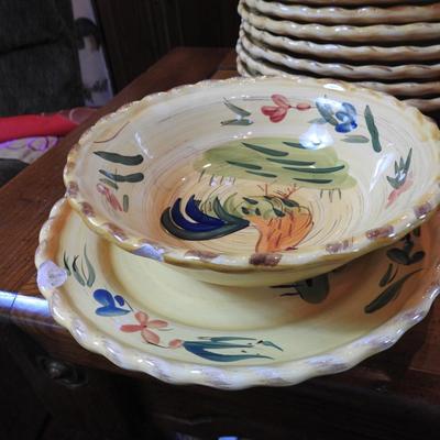 Home rooster dinnerware