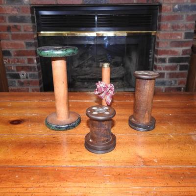 Nice collection of wood bobbins
