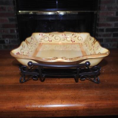 Large tray and holder