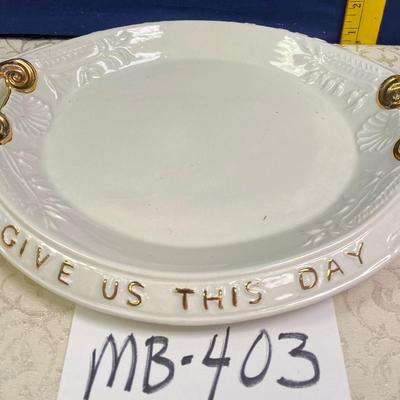Give Us This Day Plate