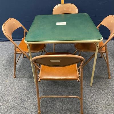 Card Table and 4 Chairs