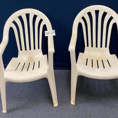 2 Plastic Chairs