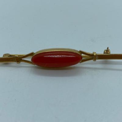 LOTJ: Vintage Goldtone Cameo Earrings and Bar Pin