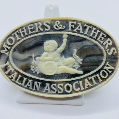 LOT 46C: Nice Vintage Mothers & Fathers Italian Association Belt Buckle