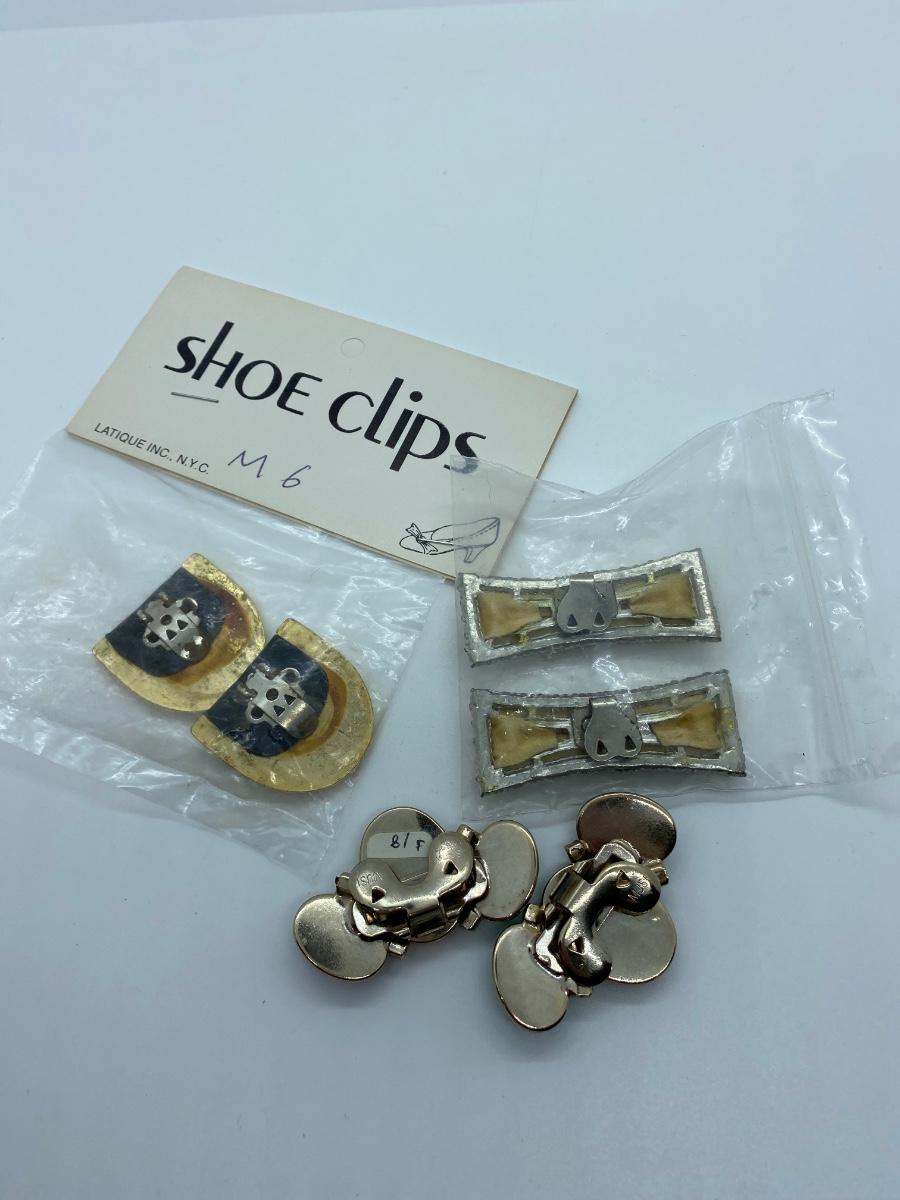 LOT 49C Three Pairs of Vintage Shoe Clips