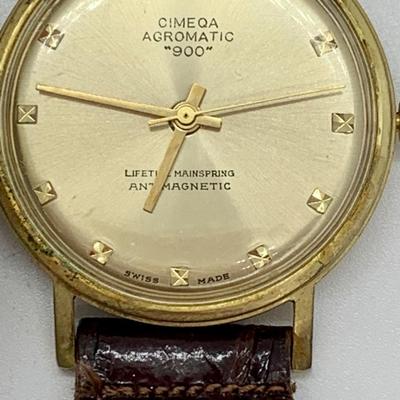 LOT 62R: Swiss Made Lucerne Antimagnetic Watch  &  Swiss Made Cimeqa Agromatic 
