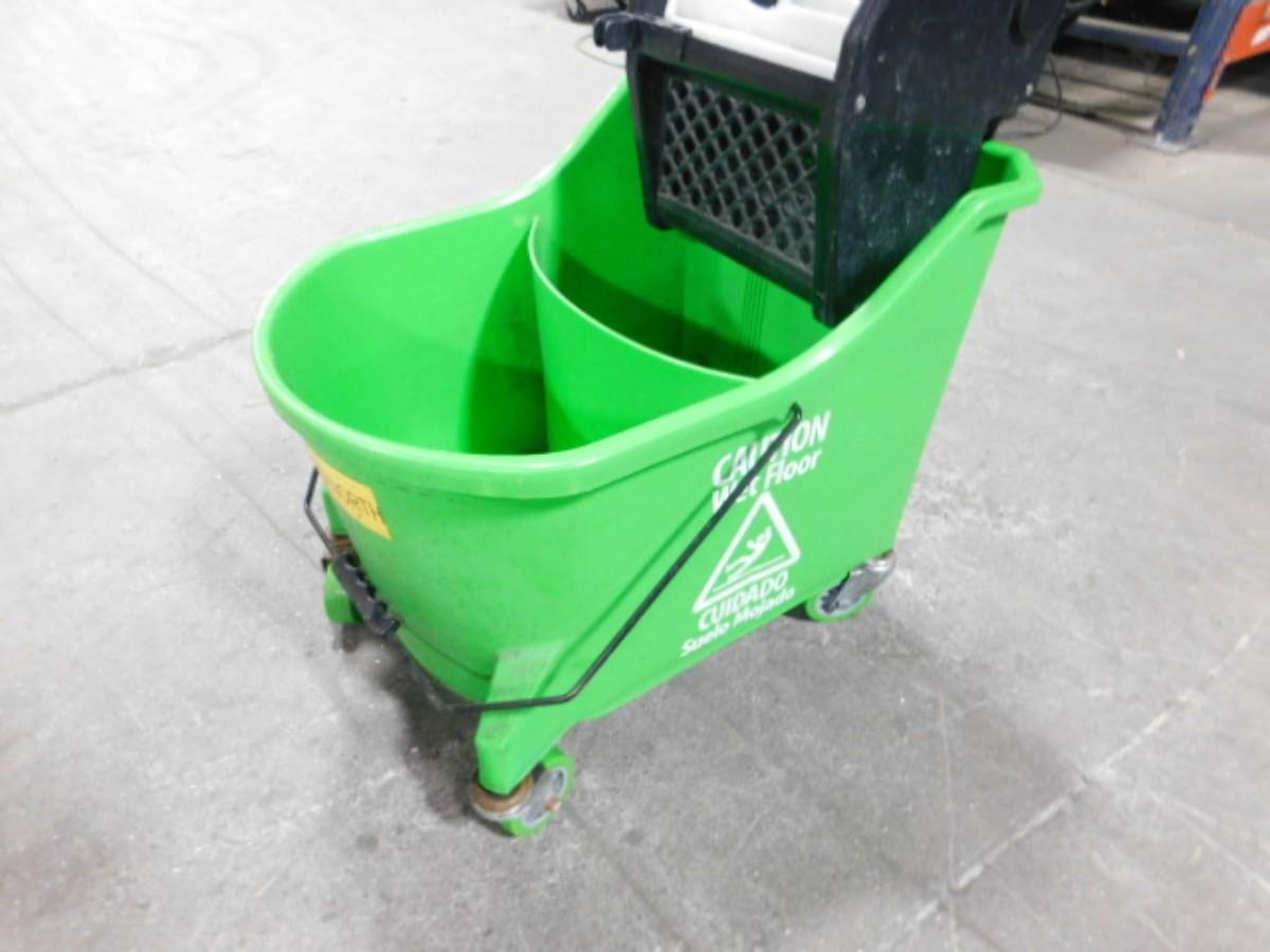 Pair of Commercial Mop Buckets with Wringers Choice B