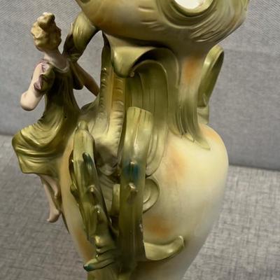 Figural Art Nouveau Vase German Origin