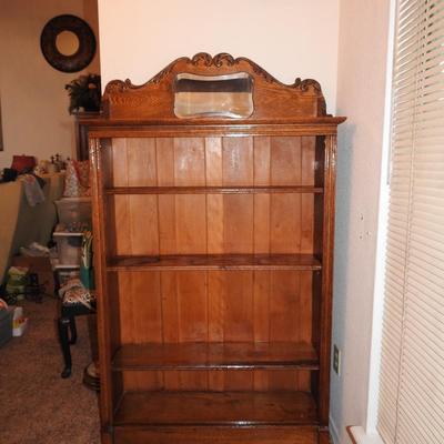 Antique oak bookcase