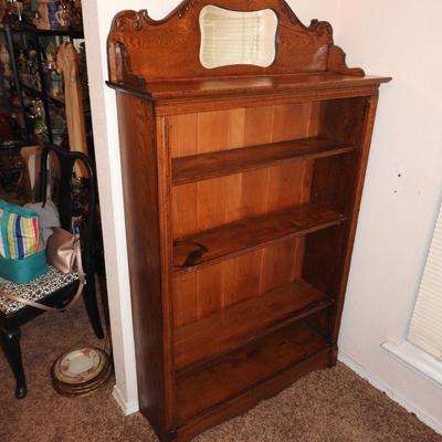 Antique oak bookcase