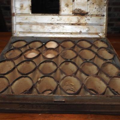 Antique Metal egg crate