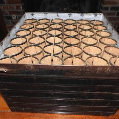 Large metal egg crate