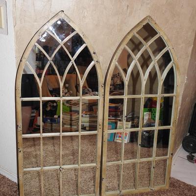 Beautiful cathedral arch mirrors