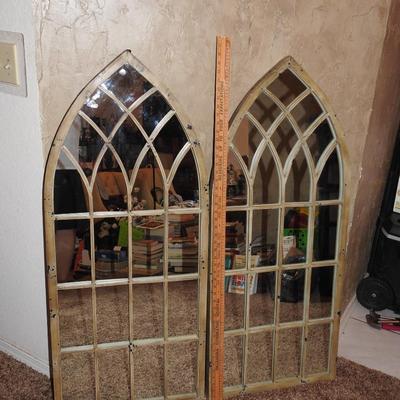 Beautiful cathedral arch mirrors
