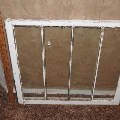 Vintage wood window
