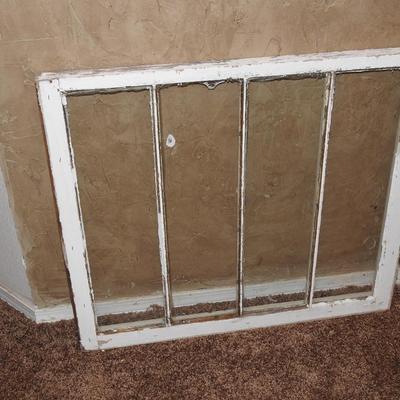 Vintage wood window