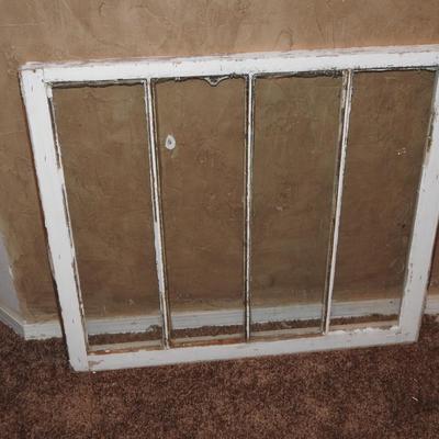 Vintage wood window