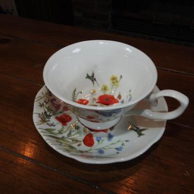 Set of cups and saucers