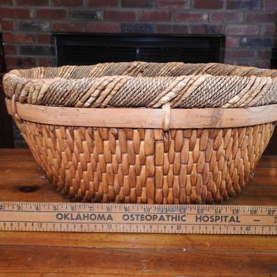 Beautiful large woven basket