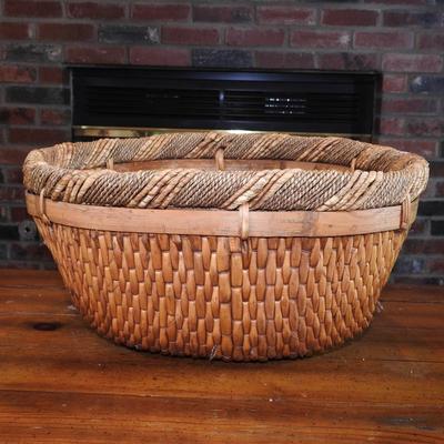 Beautiful large woven basket