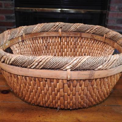 Beautiful large woven basket