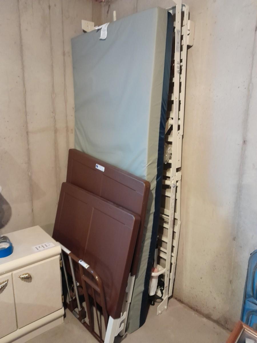 INTERTEK FULL ELECTRIC TWIN SIZED HOSPITAL BED WITH REMOTE CONTROL