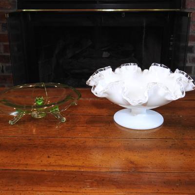 Pair of beautiful glass bowls