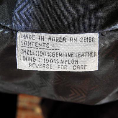 RZR women's leather coat