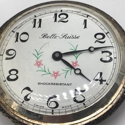Vintage Mechanical Belle Swisse Pocket Watch. Working Perfectly