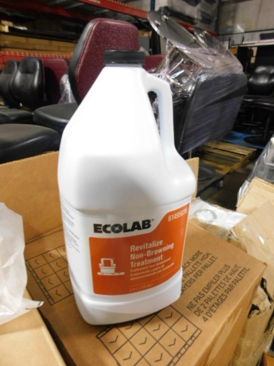 4 Gallons of Ecolab Revitalize NonBrowning Treatment for Carpet