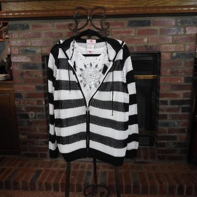 Quacker Factory womanâ€™s hooded jacket