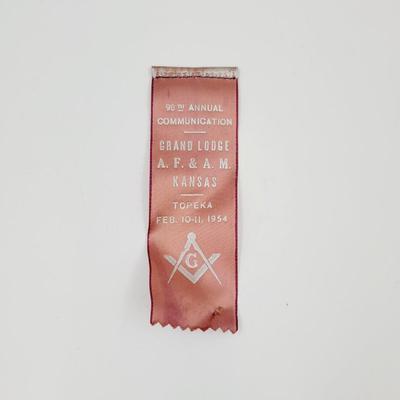 1954 GRAND LODGE TOPEKA RIBBON