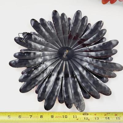 BEAUTIFUL METAL COLORFUL FLOWER DUO