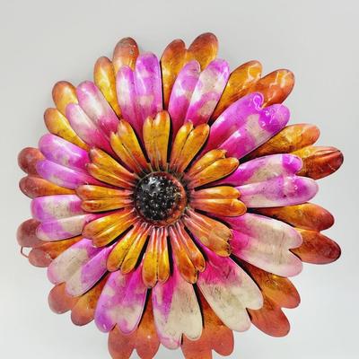 BEAUTIFUL METAL COLORFUL FLOWER DUO
